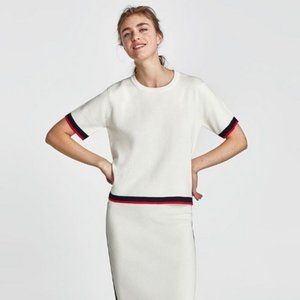 Zara Short Sleeve Sweater